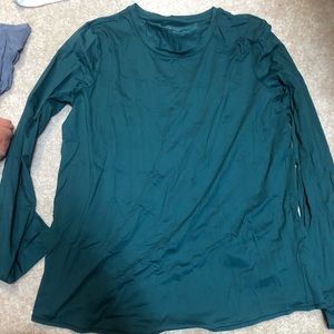 Athleta open back workout shirt